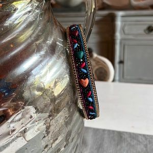 Beaded Hearts Headband